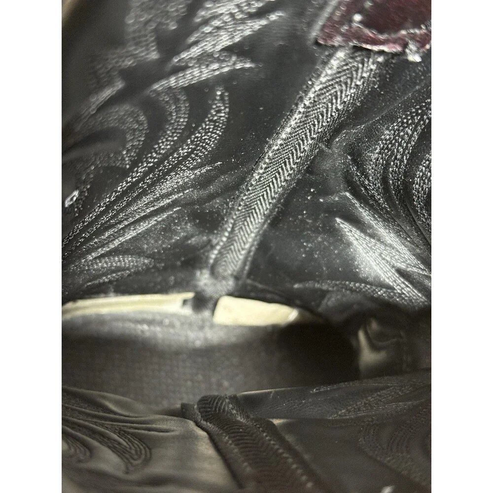 Rare-Laredo Custom Men's 8 Black Cherry #4216 Cowboy Western Leather Boots